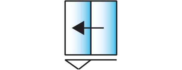 image of a 2 pane configuration for smarts visofold