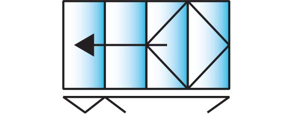 image of a 4 pane configuration for smarts visofold