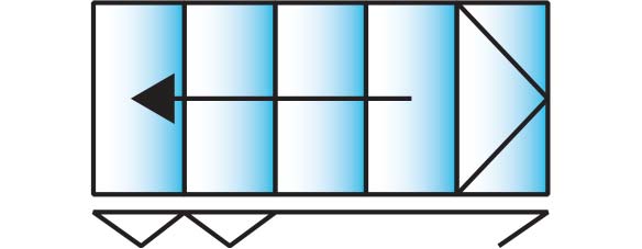 image of a 5 pane configuration for smarts visofold