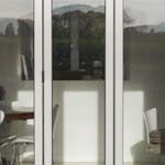 example of 70mm slimline profiles on aluminium doors