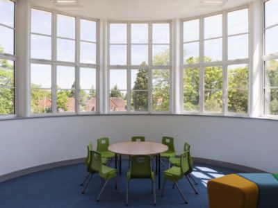 sussex-aluminium-systems-alitherm-heritage-windows white sets of heritage windows used in a commercial / business environment