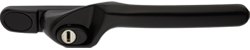 crank handle jet black cutout