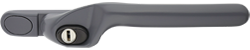 crank handle slate grey cutout